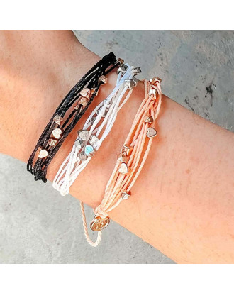 Pura Vida armband Malibu Rose Gold