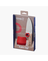 Opinel Le Petit Chef Set: Messer und Fingerschutz