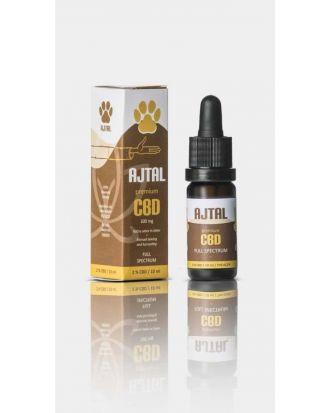 CBD fällt auf 2% für PETS 10 ml AJTAL zurück